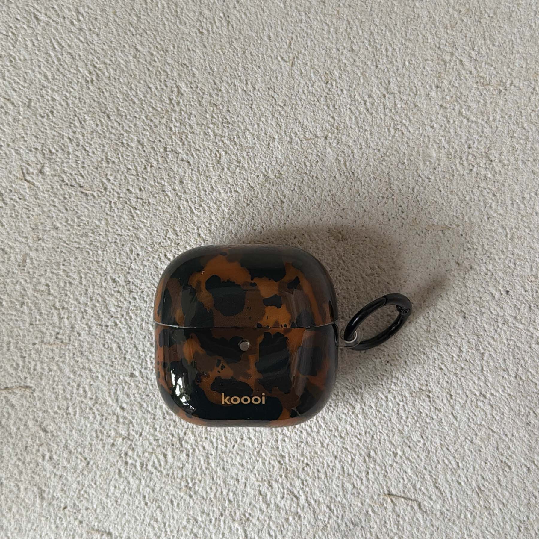 Enclosure 3D Printing - Leopard Print 3D Imd Earphone Case