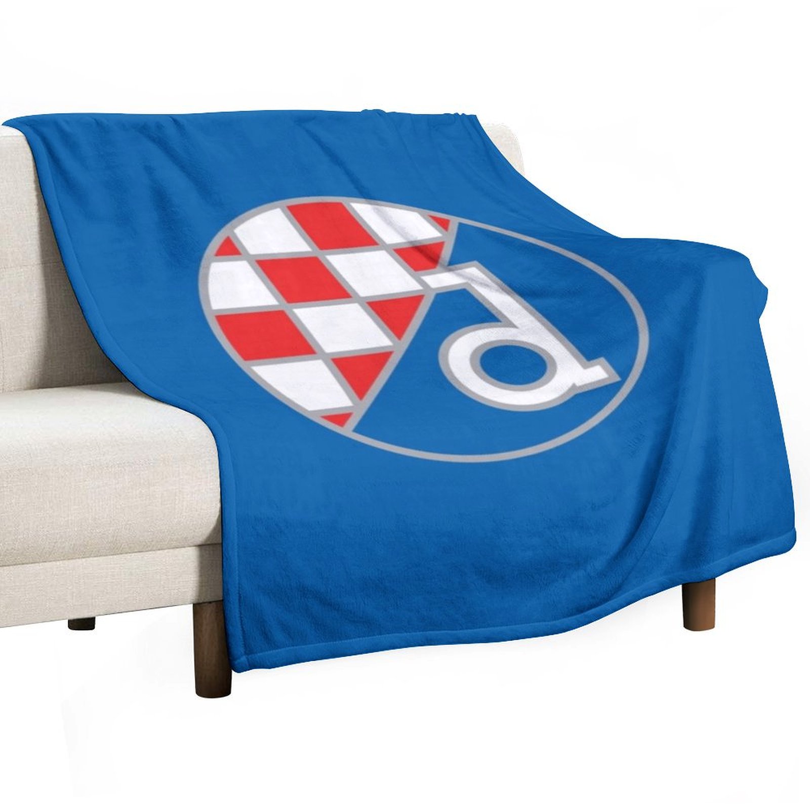 3D Printing Zagreb - Dinamo Zagreb Football Club Throw Blanket