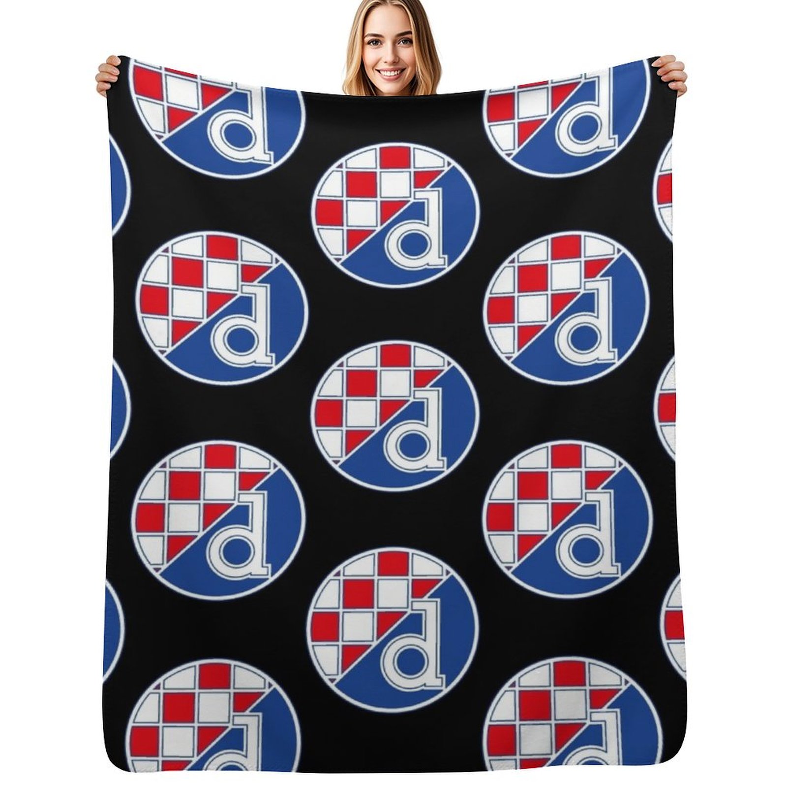 3D Printing Zagreb - Dinamo Zagreb Throw Blanket Soft Plush
