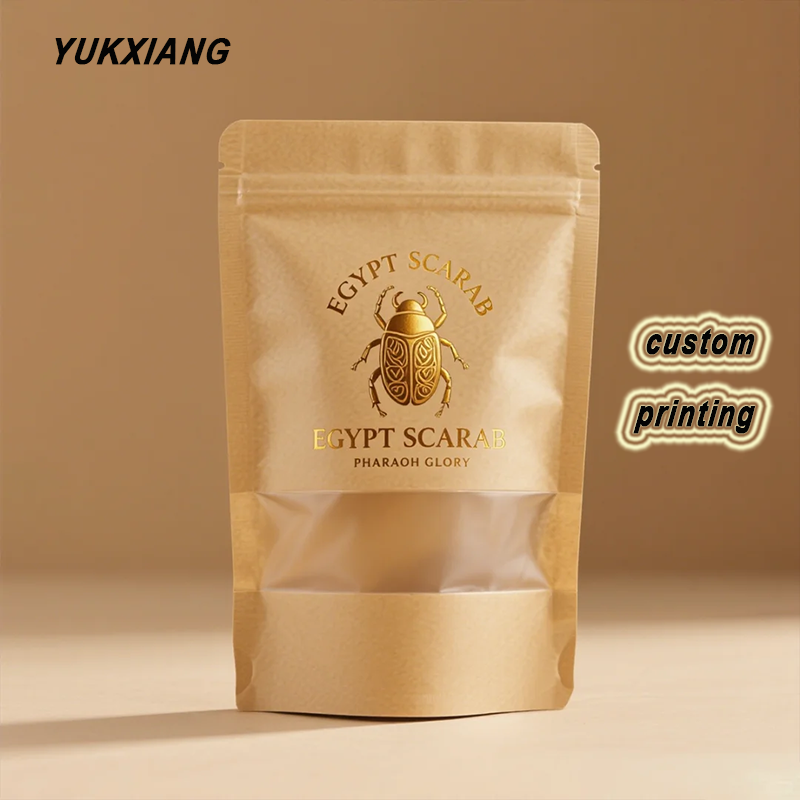 3D Printing Vase - Customized Packing Zip lock Kraft Paper