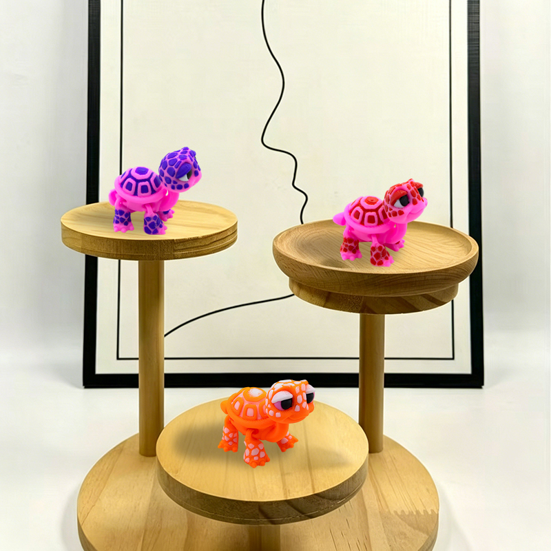 3D Printing App - /KQM/Plastic 3D Printed Turtle Model Exquisite