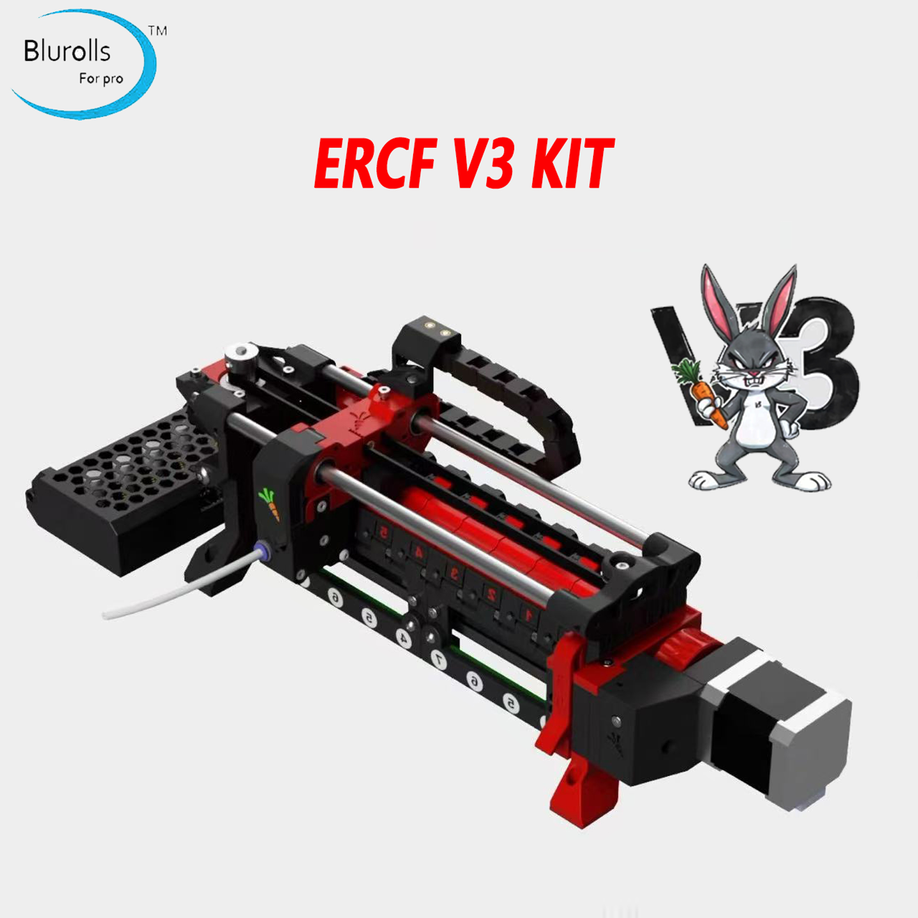 3D Printing Klipper - Blurolls ERCF V3 MMU Device Multi