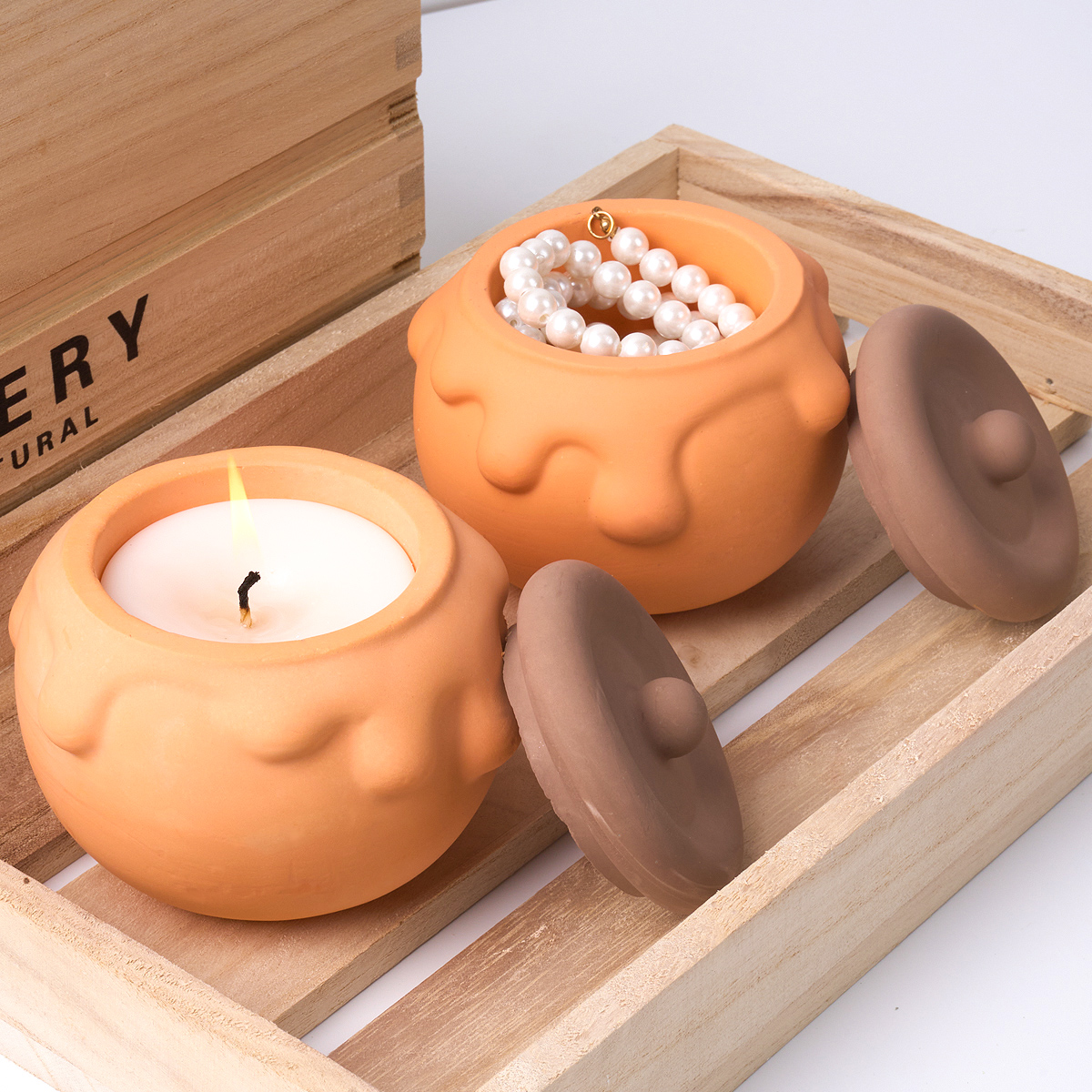 3D Printing Vase - 3D Honey Candle Jar Silicone Mold