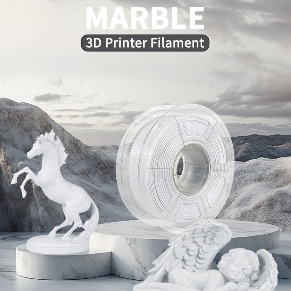 3D Printing Vase - Marble Effect PETG Filament 1.75mm 1KG,