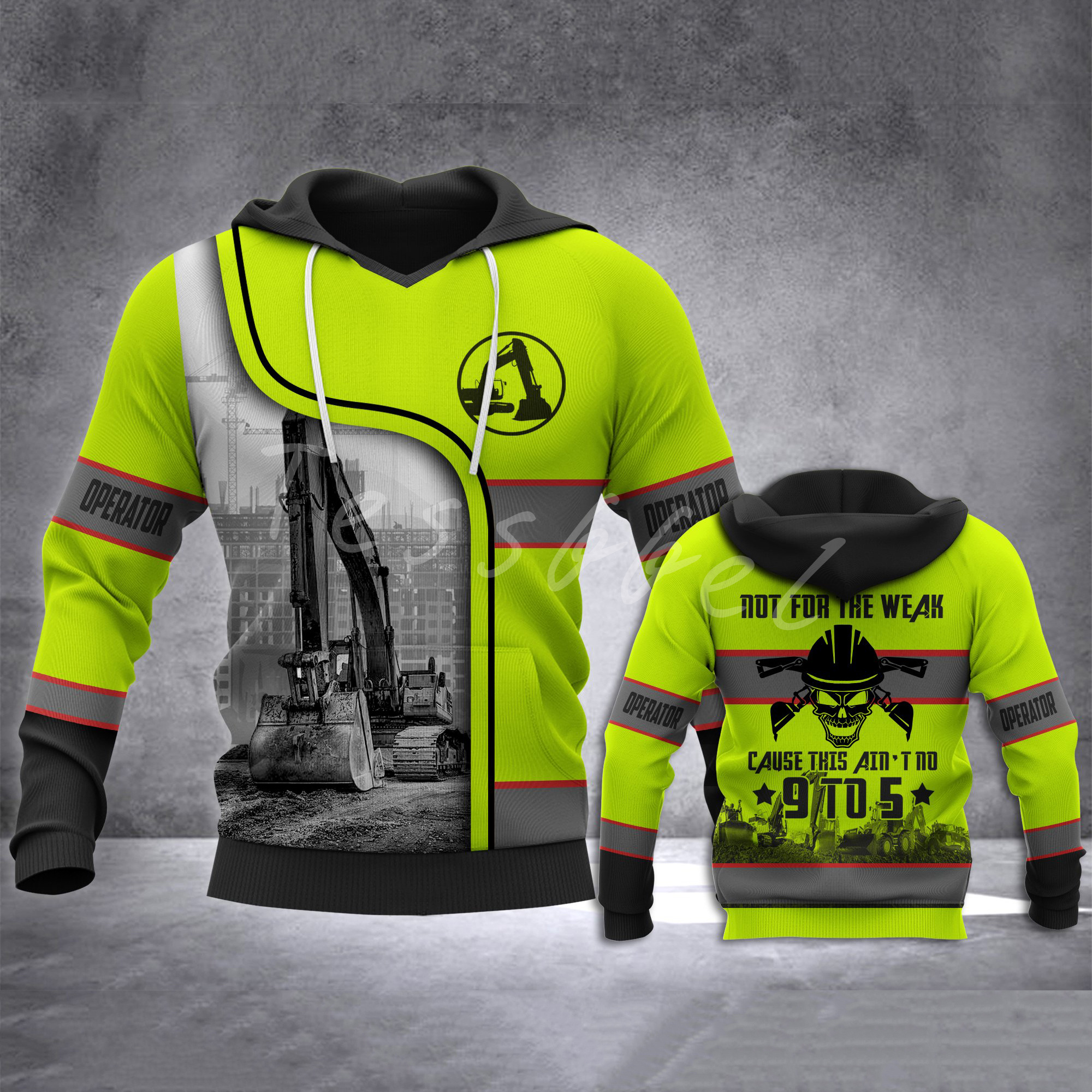 3D Printing Excavator - Tessffel Excavator Operator 3D Print Fashion