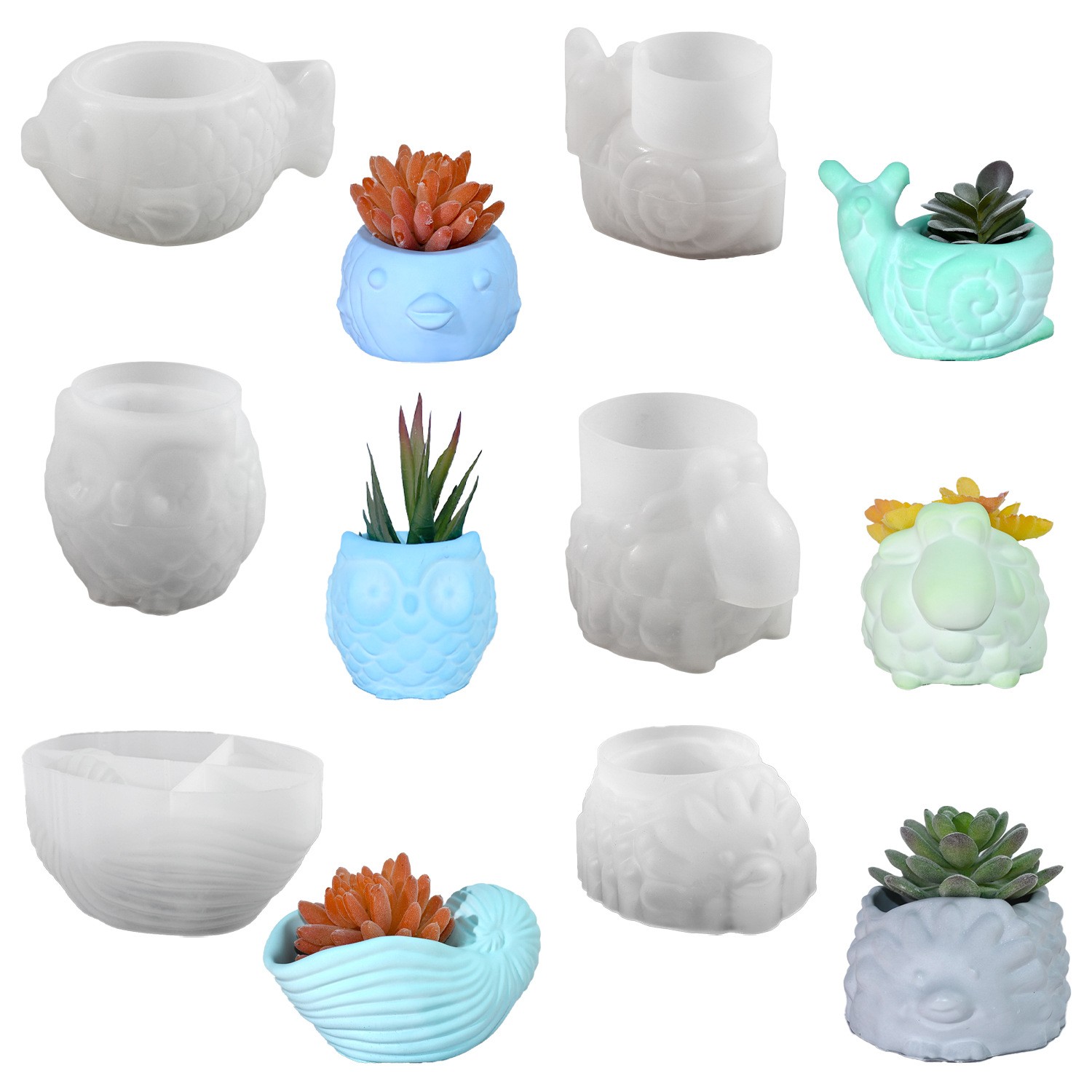 3D Animal Flower Pot Silicone  – 3D Printing Vase recenzja i cena