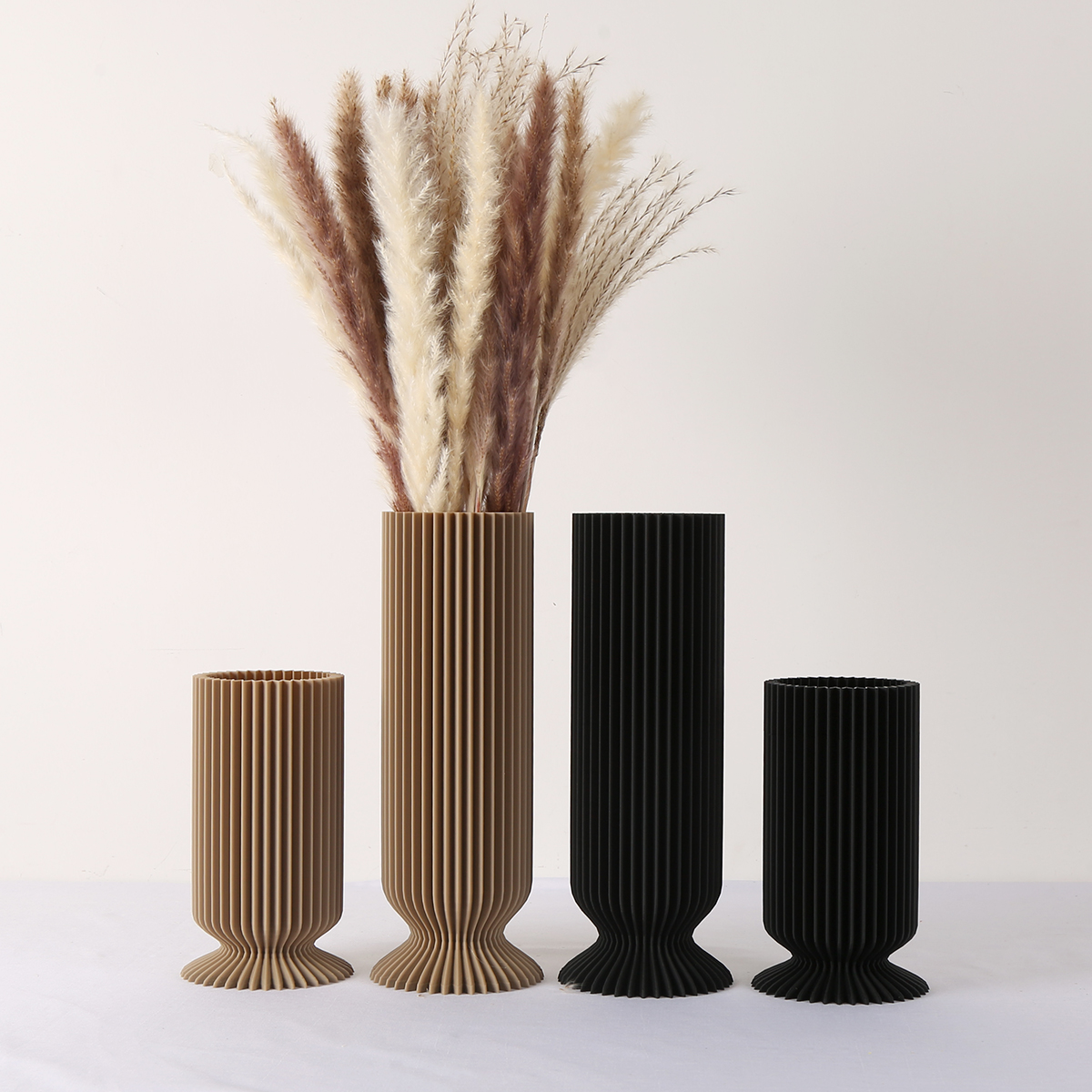 Elegant Black Plastic Vase - B – 3D Printing Vase recenzja i cena