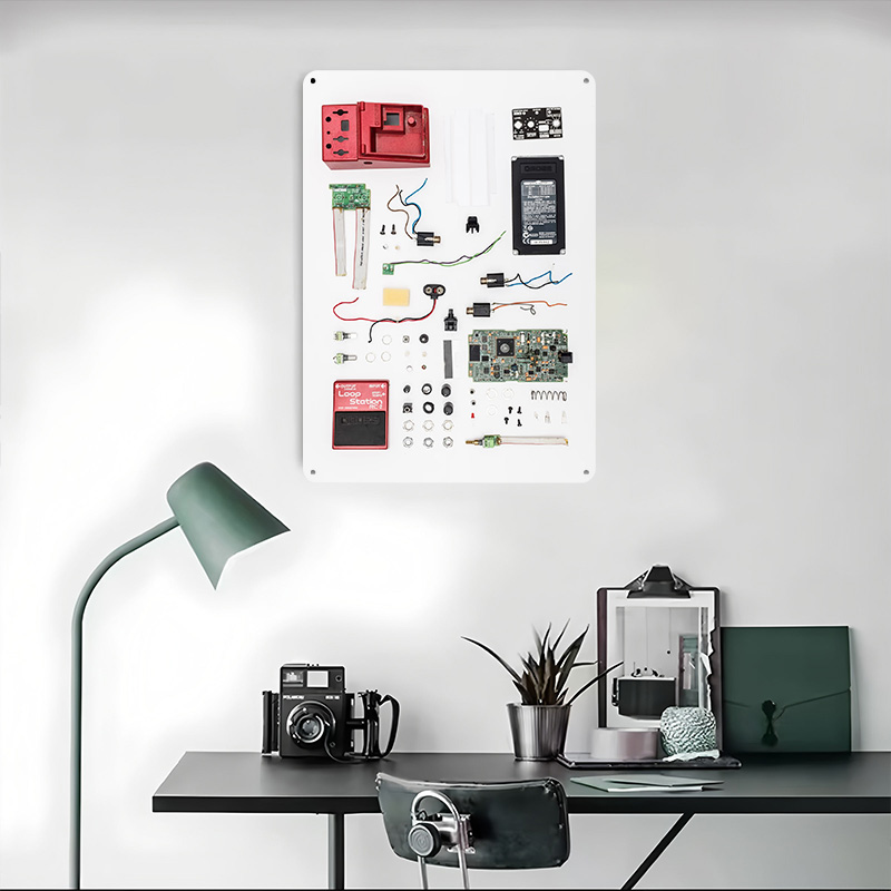 Red Loop Pedal Poster Retro 3D – 3D Printing Wall Loops recenzja i cena
