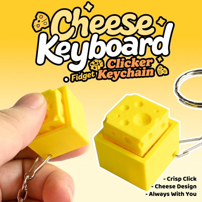 3D Printed Cheesy Key Fidget C – 3D Printing Yourself recenzja i cena