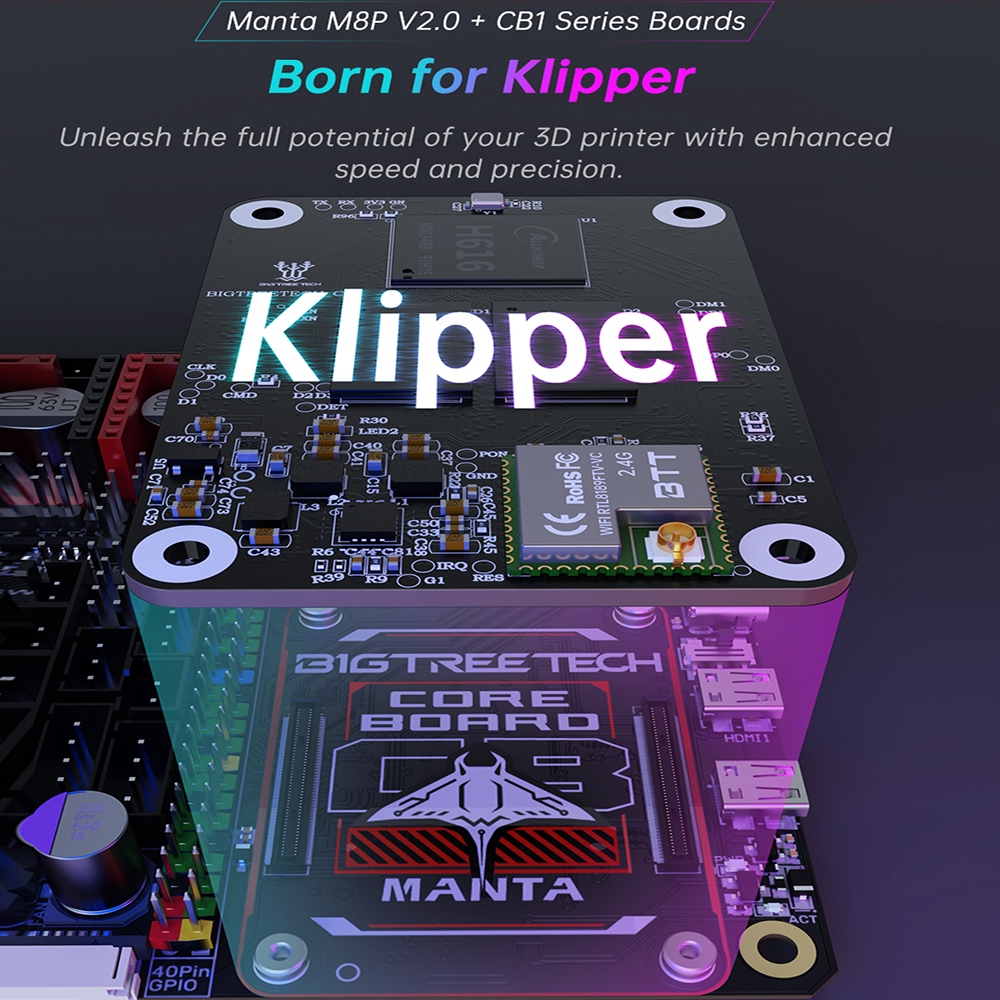 BTT SB2209 Manta M8P V2.0 Cont – 3D Printing Klipper recenzja i cena