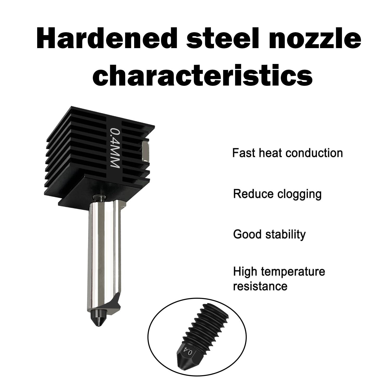 4 Pack A1 Mini/A1 Hotend Print – Nozzle 0.4Mm Hardened recenzja i cena