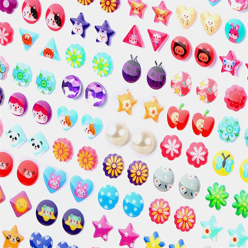 3D Self Adhesive Sticker Earri – 3D Printing Earrings recenzja i cena
