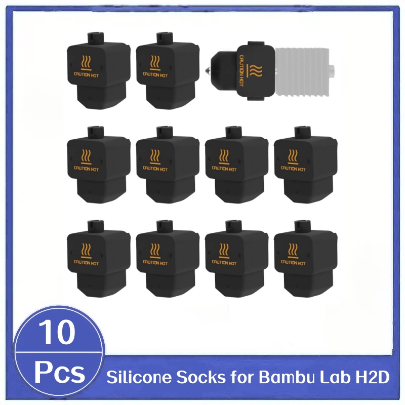 10Pcs H2D Hotend Silicone Sock – 3D Printing Bambu recenzja i cena