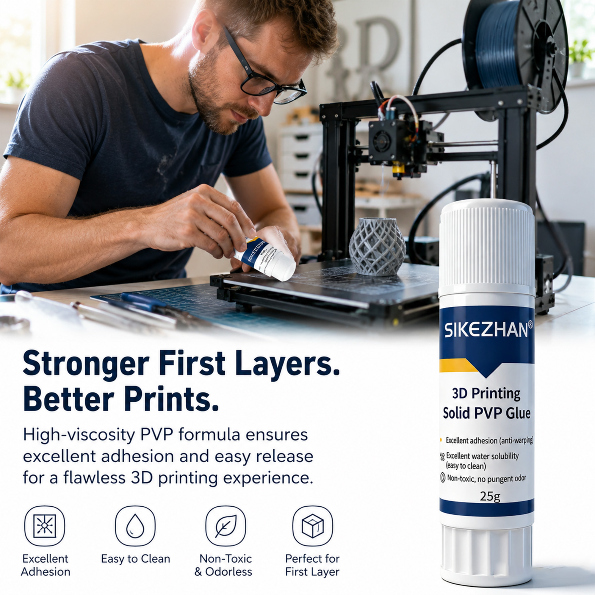 SIKEZHAN Glue Stick Special No – 3D Printing Glue Stick recenzja i cena