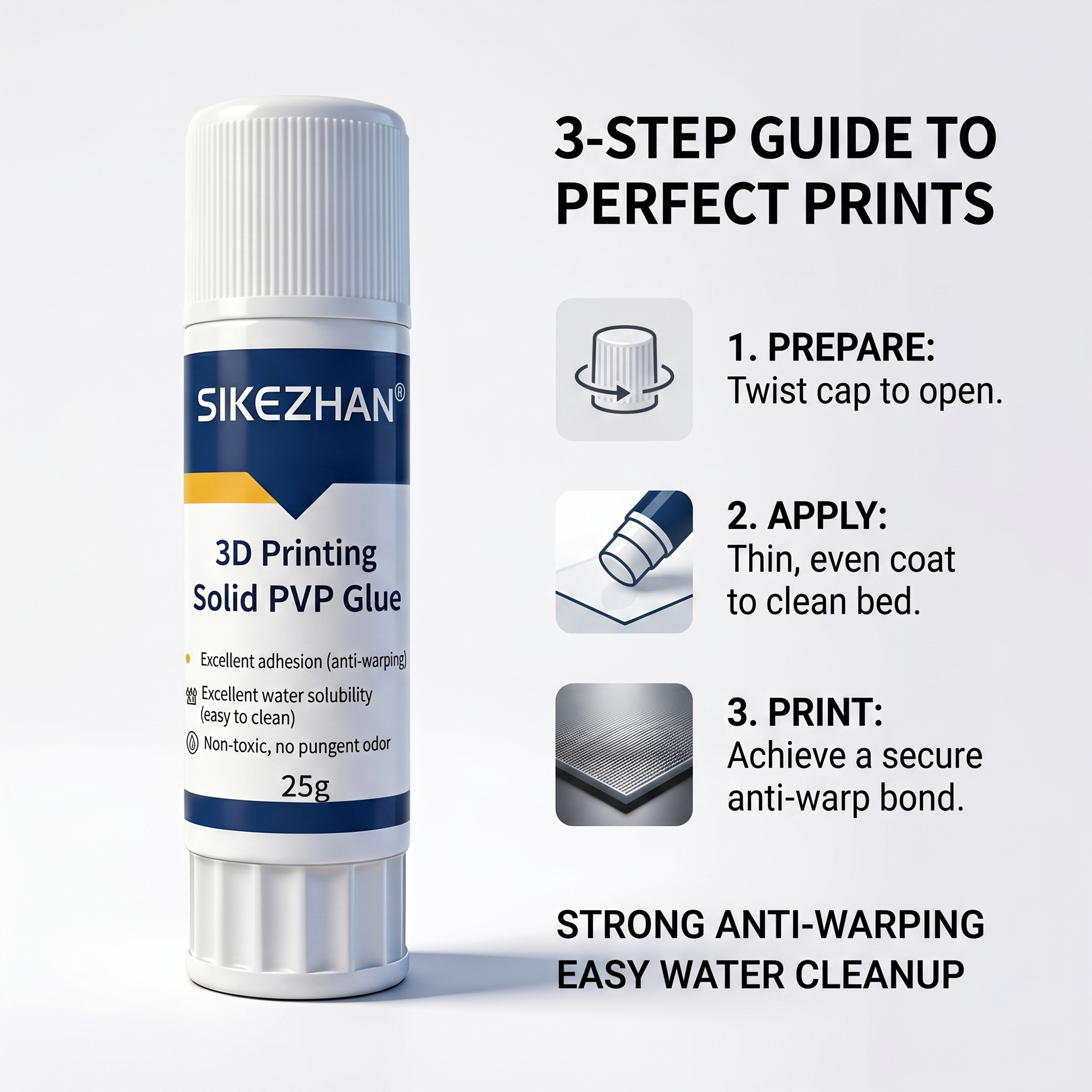 SIKEZHAN Glue Stick Special No – 3D Printing Glue Stick recenzja i cena