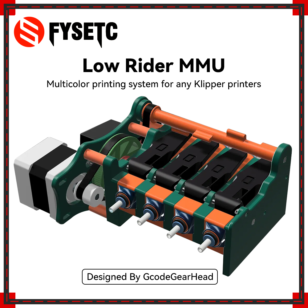 NEW Low Rider MMU Multicolor P – 3D Printing Klipper recenzja i cena