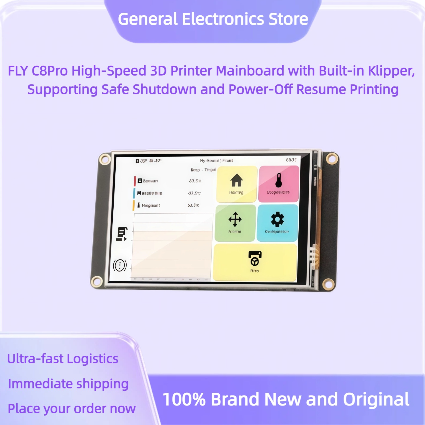 FLY C8Pro High-Speed 3D Printe – 3D Printing Klipper recenzja i cena