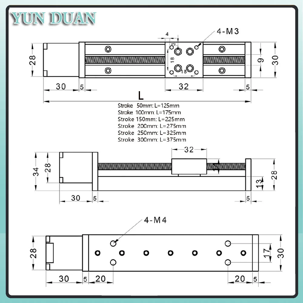 T-type Sliding Table Rail Line – Stepper Motor recenzja i cena