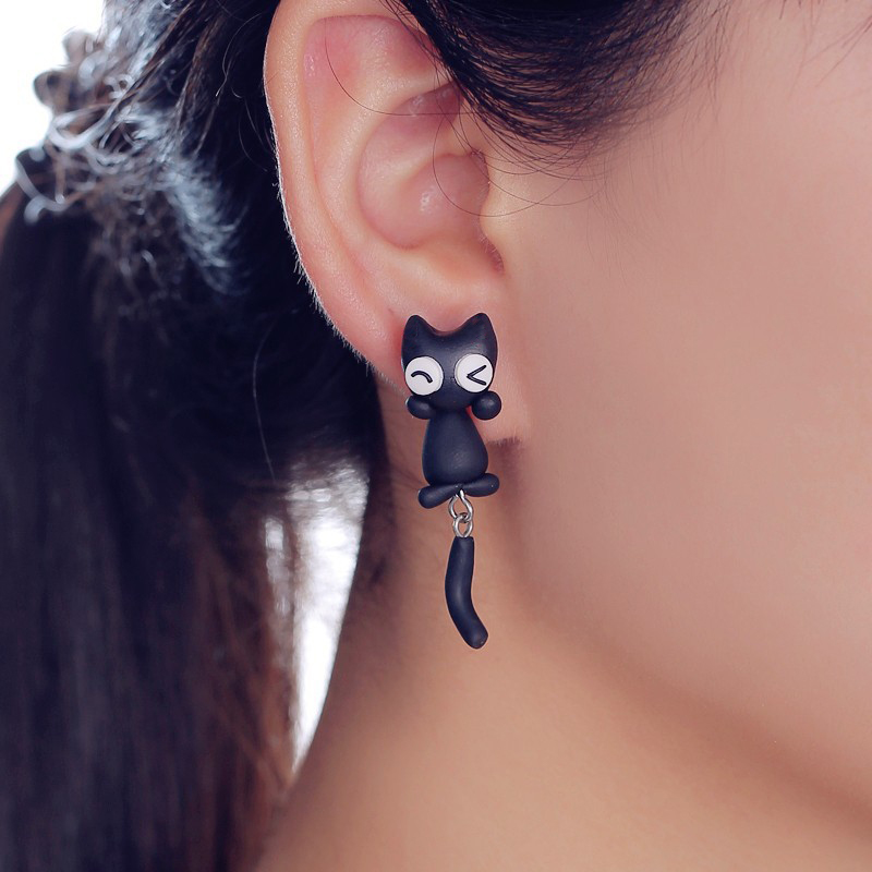 Handmade Polymer Clay Stud Ear – 3D Printing Earrings recenzja i cena