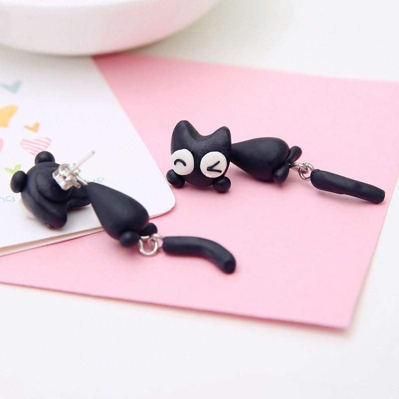 Handmade Polymer Clay Stud Ear – 3D Printing Earrings recenzja i cena