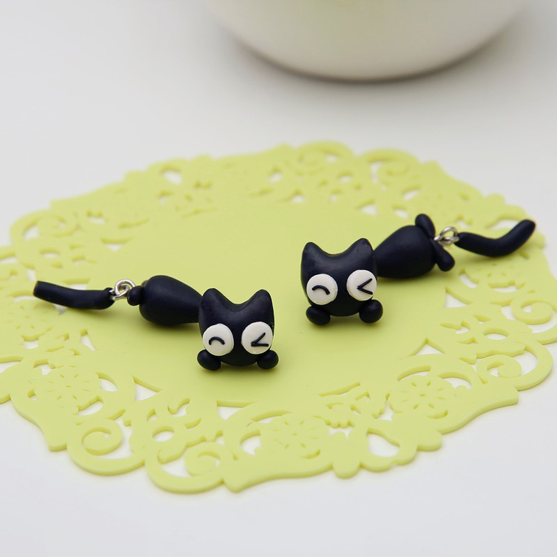 Handmade Polymer Clay Stud Ear – 3D Printing Earrings recenzja i cena
