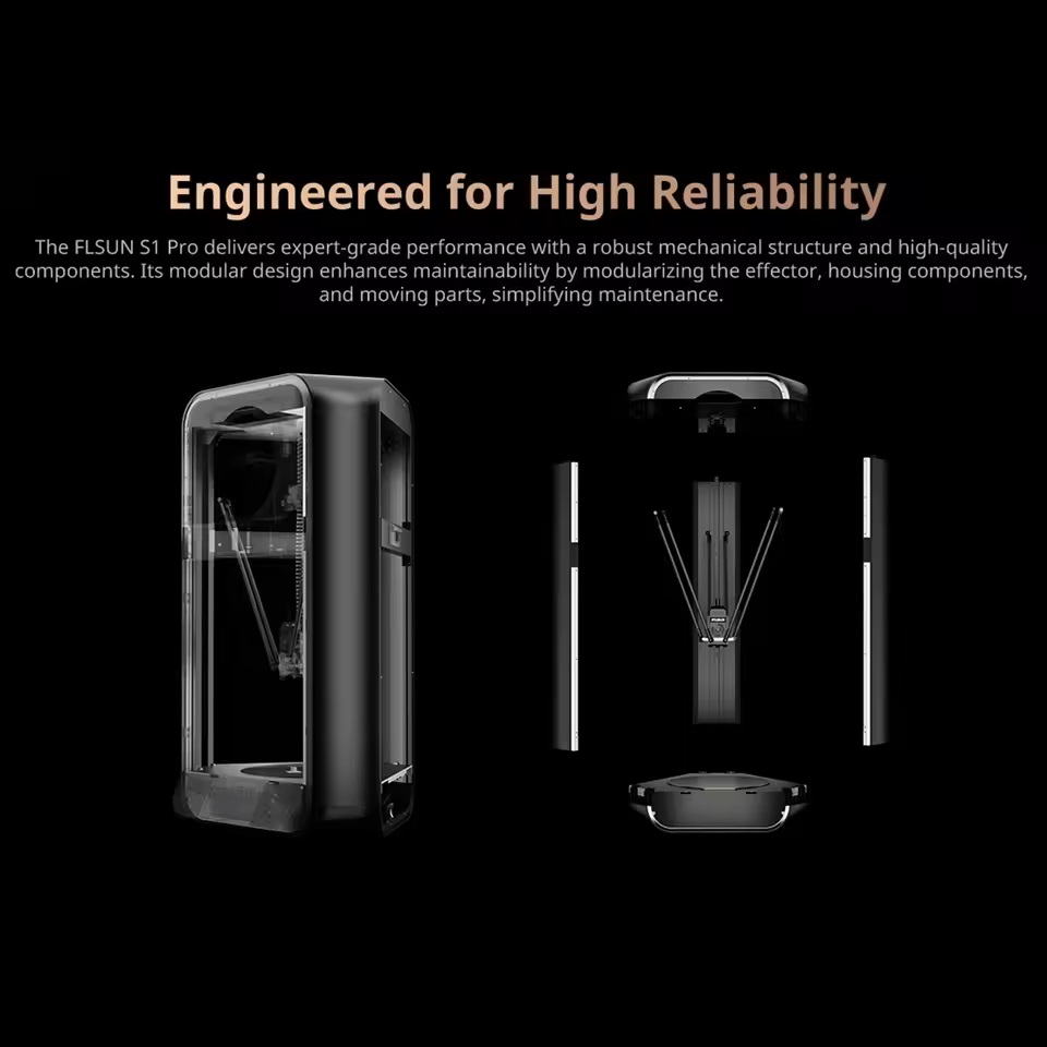 FLSUN S1 Pro 3D Printer Moving – 3D Printing Klipper recenzja i cena