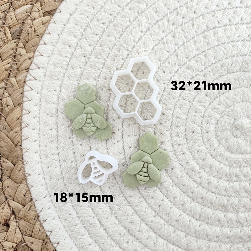 3D Bee Honeycomb Earring Cutti – 3D Printing Earrings recenzja i cena