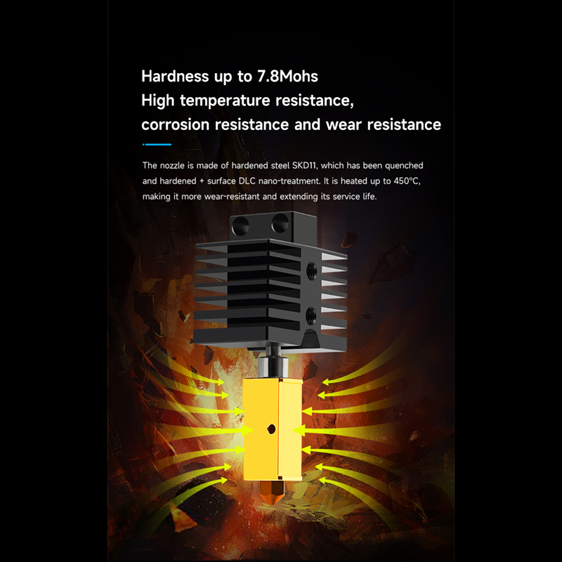 Hotend For Qidi X plus 3 / X m – Nozzle 0.4Mm Hardened recenzja i cena