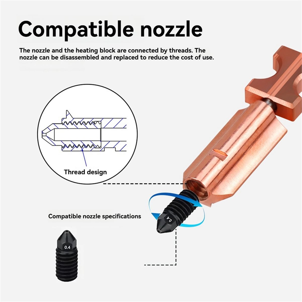 618 Mega Sale For Flashforge A – Nozzle 0.4Mm Hardened recenzja i cena