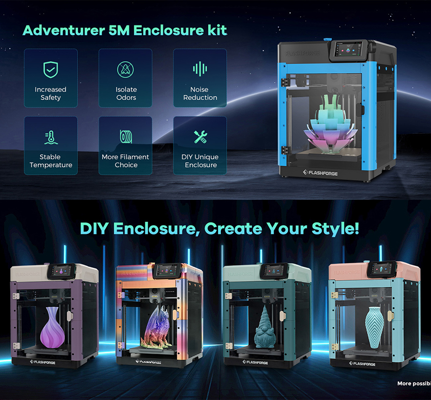 FLASHFORGE Enclosure Panel Kit – Enclosure 3D Printing recenzja i cena