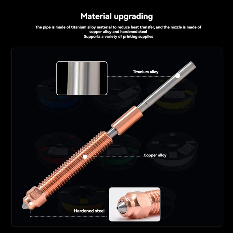 AS59 -4X For Creality K2 Plus  – Nozzle 0.4Mm Hardened recenzja i cena