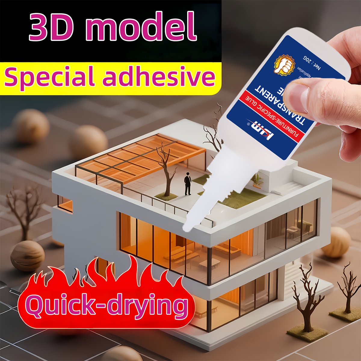 Quick Dry Transparent Adhesive – 3D Printing Glue Stick recenzja i cena