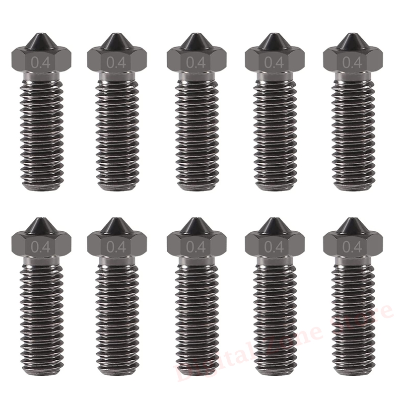 10pcs V6 Hardened Steel Volcan – Nozzle 0.4Mm Hardened recenzja i cena