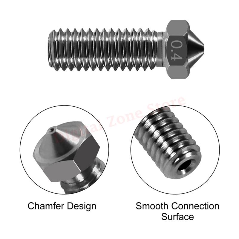 10pcs V6 Hardened Steel Volcan – Nozzle 0.4Mm Hardened recenzja i cena