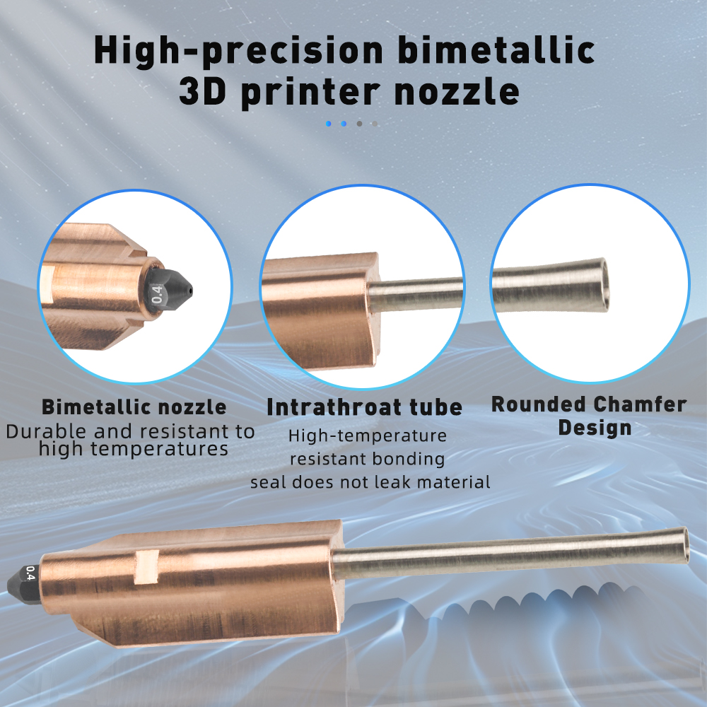 For Flashforge AD5X Bimetallic – Nozzle 0.4Mm Hardened recenzja i cena