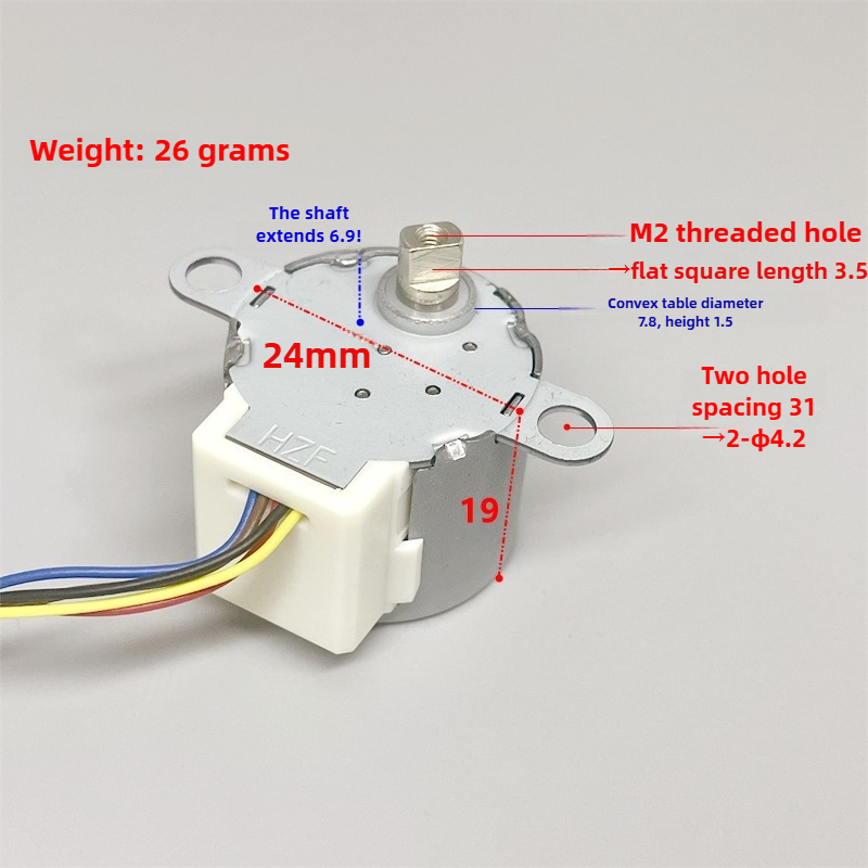 24BYJ48  DC 5V Stepper Motor D – Stepper Motor recenzja i cena