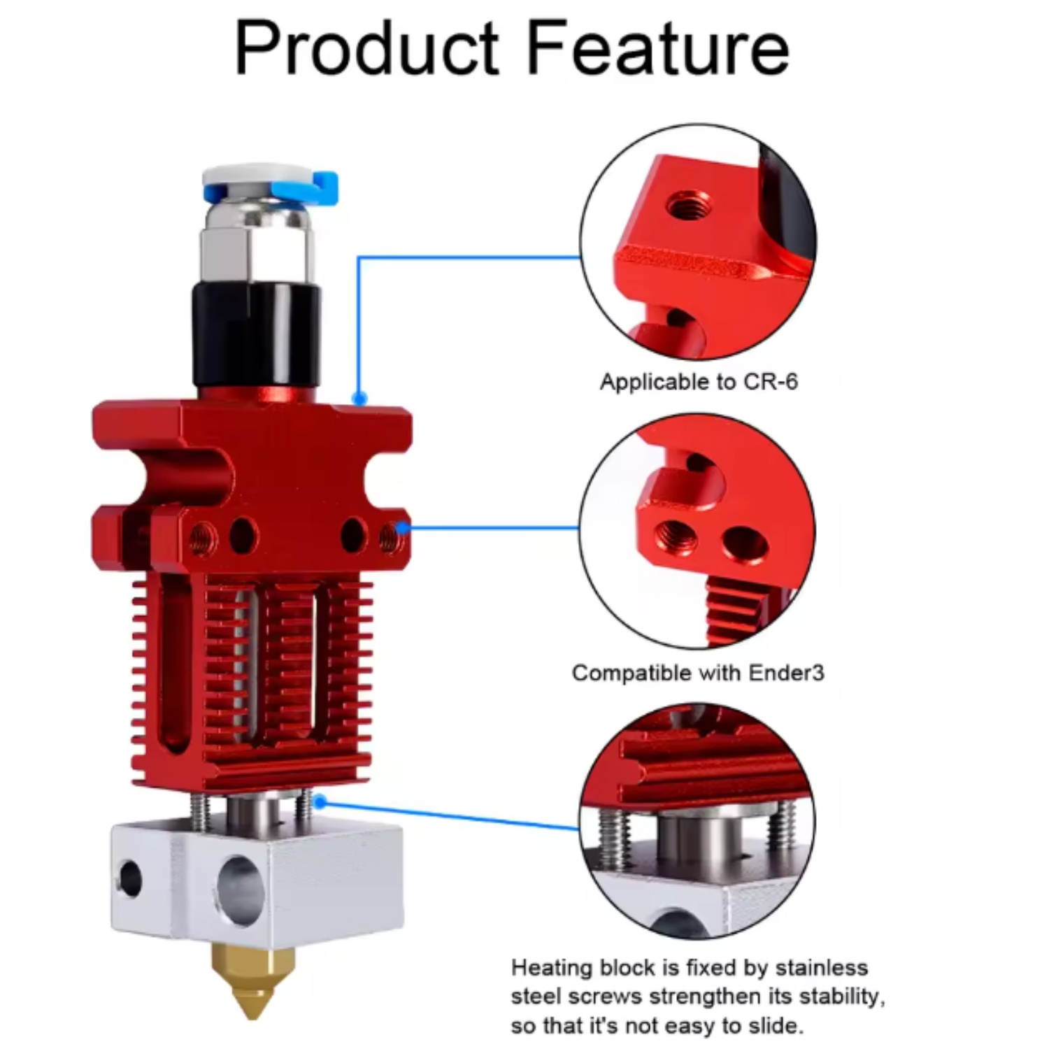 Creality CR-6 SE Hotend Kit, A – Silicone Sock Hotend recenzja i cena