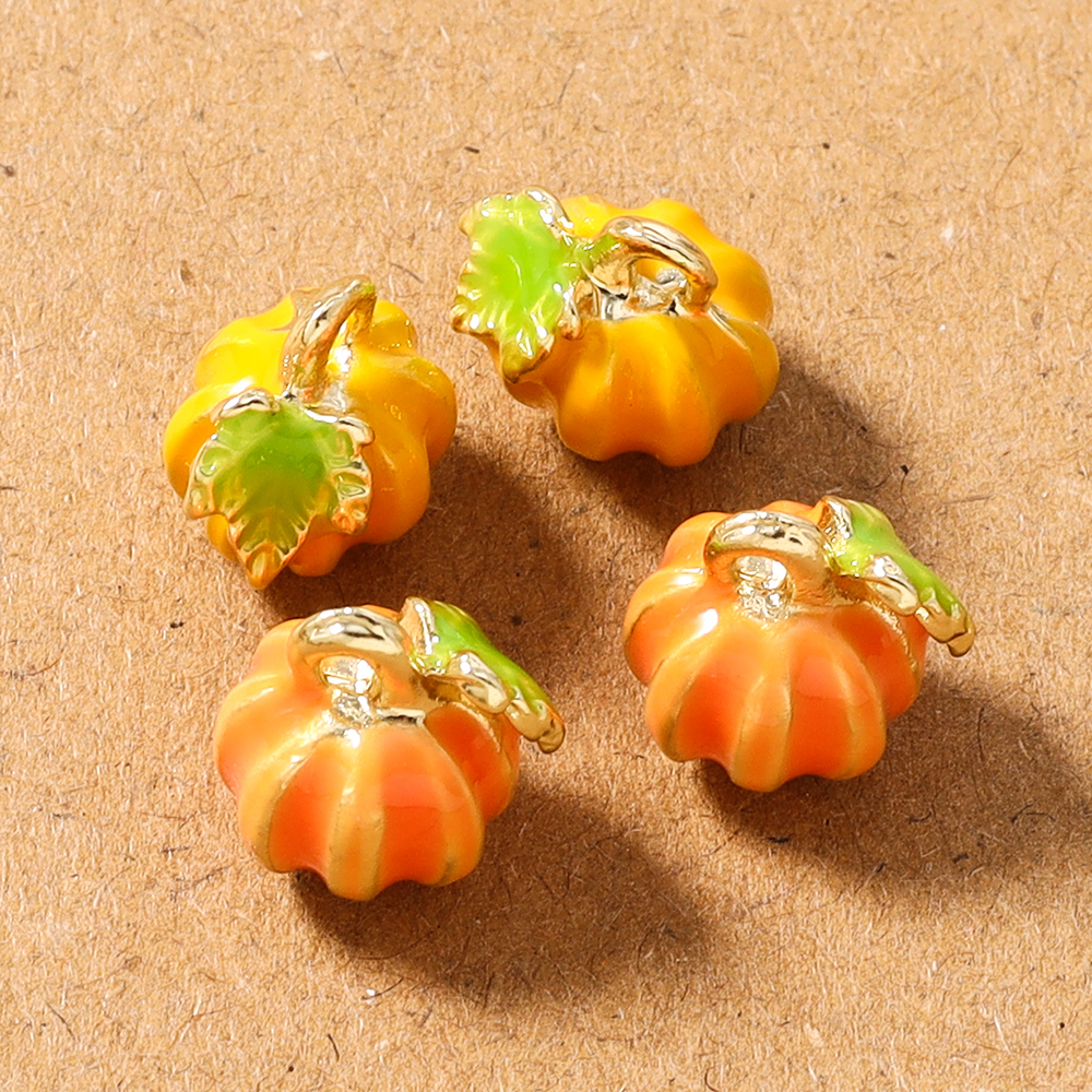 5pcs Cute Enamel 3D Pumpkin Ch – 3D Printing Earrings recenzja i cena