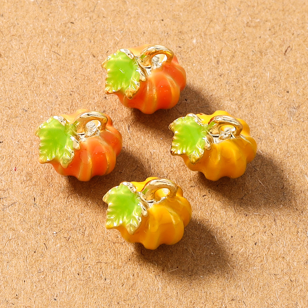 5pcs Cute Enamel 3D Pumpkin Ch – 3D Printing Earrings recenzja i cena