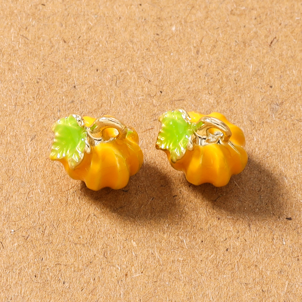 5pcs Cute Enamel 3D Pumpkin Ch – 3D Printing Earrings recenzja i cena