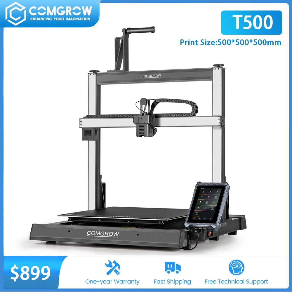 COMGORW T500 3D Printer Large  – 3D Printing Klipper recenzja i cena