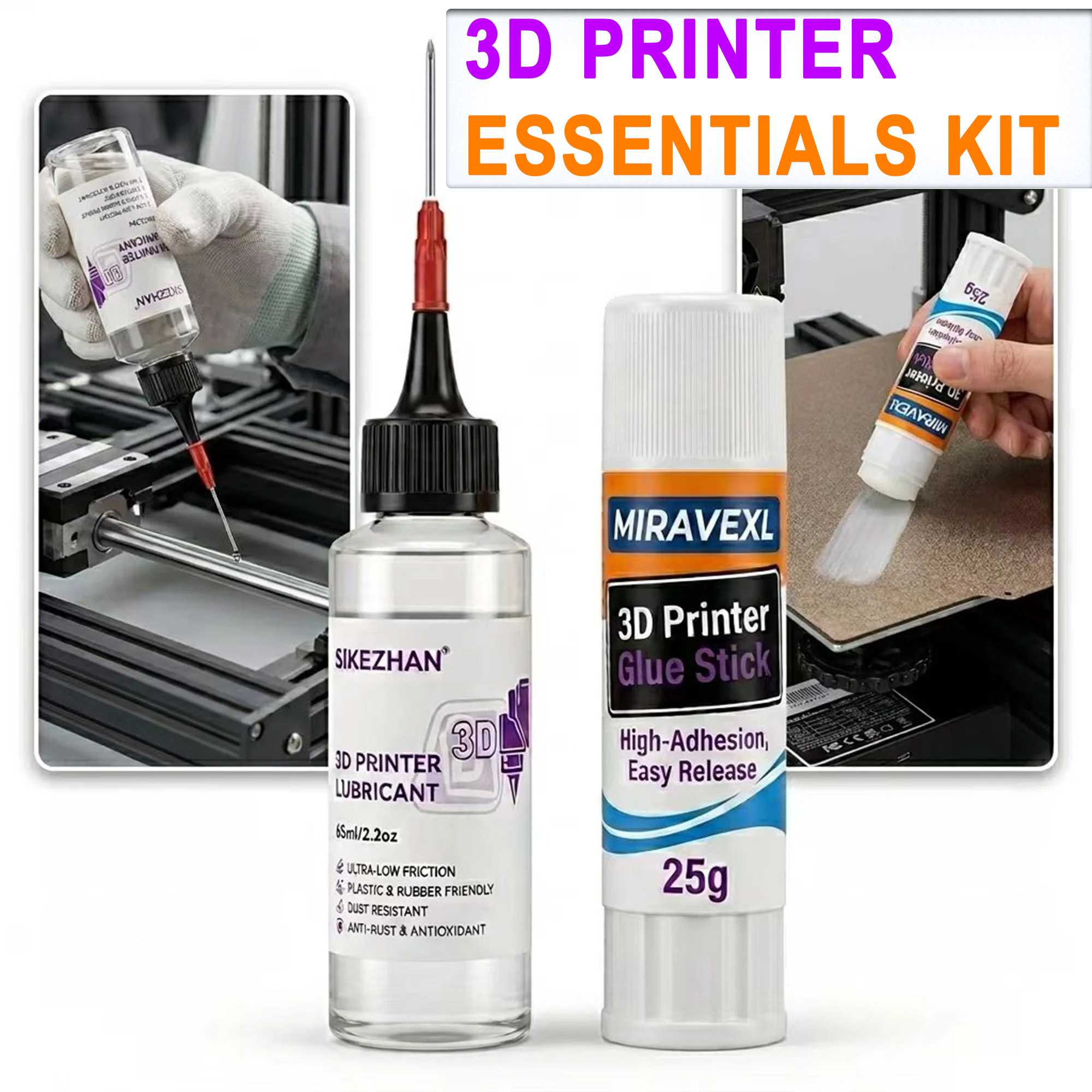 3D Printer Maintenance Kit 65m – 3D Printing Glue Stick recenzja i cena