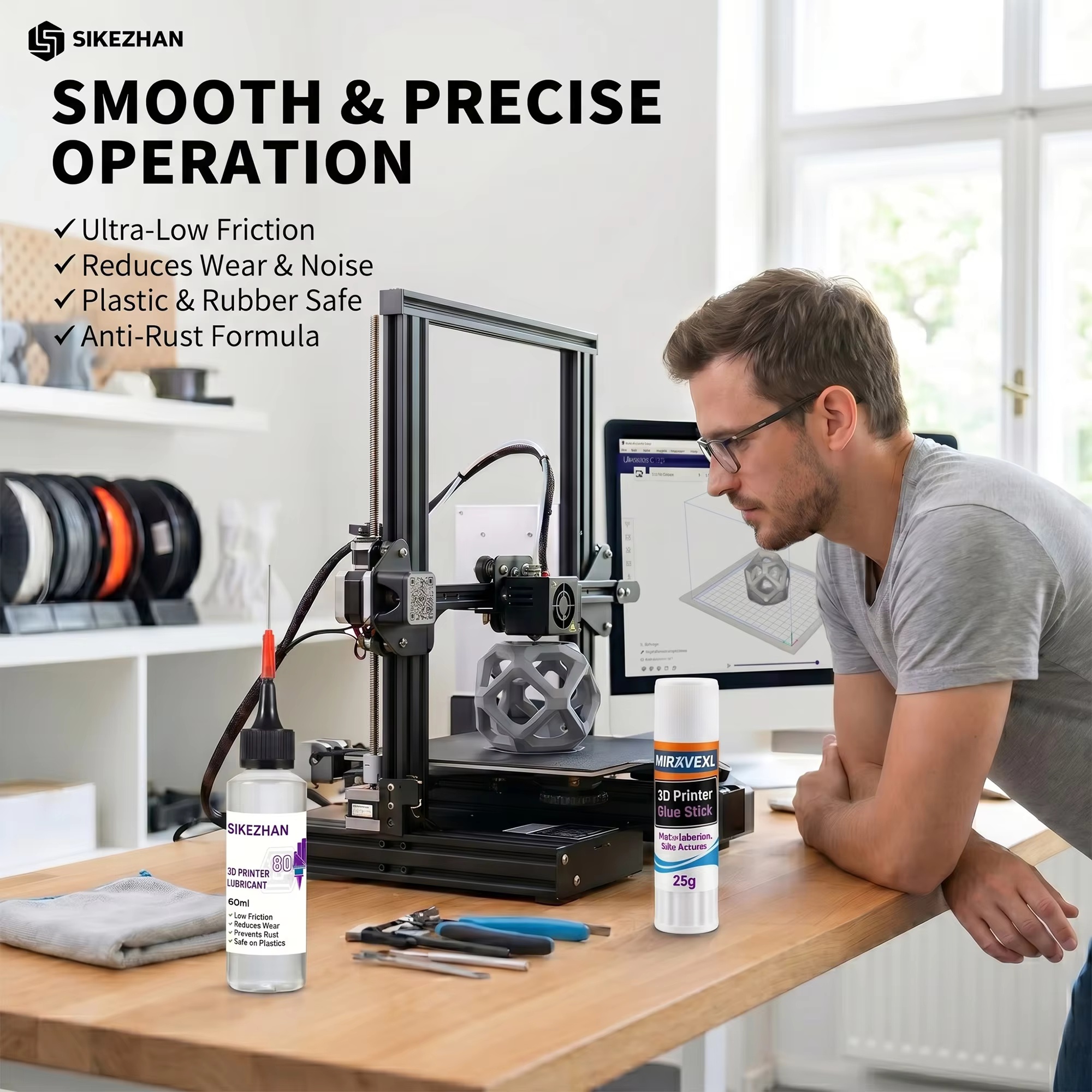 3D Printer Maintenance Kit 65m – 3D Printing Glue Stick recenzja i cena