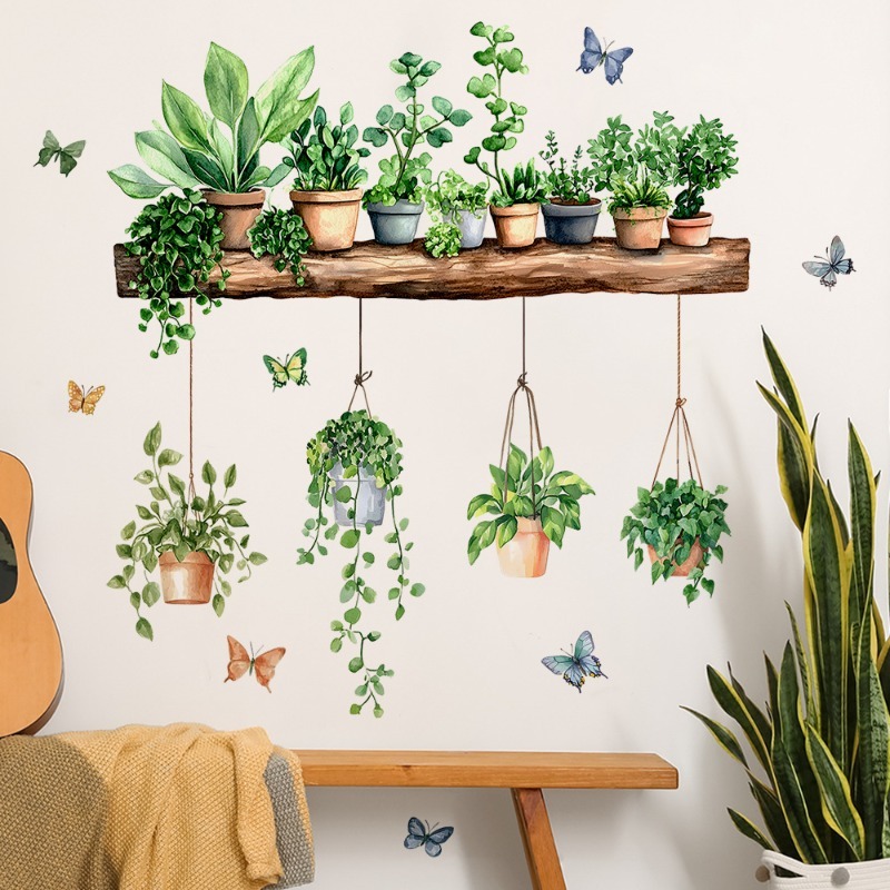 3D Potted Green Plant Shelf Wa – 3D Printing Vase recenzja i cena
