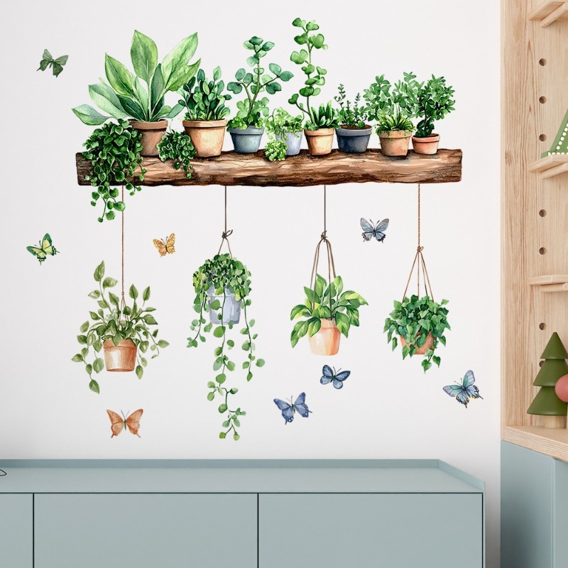 3D Potted Green Plant Shelf Wa – 3D Printing Vase recenzja i cena