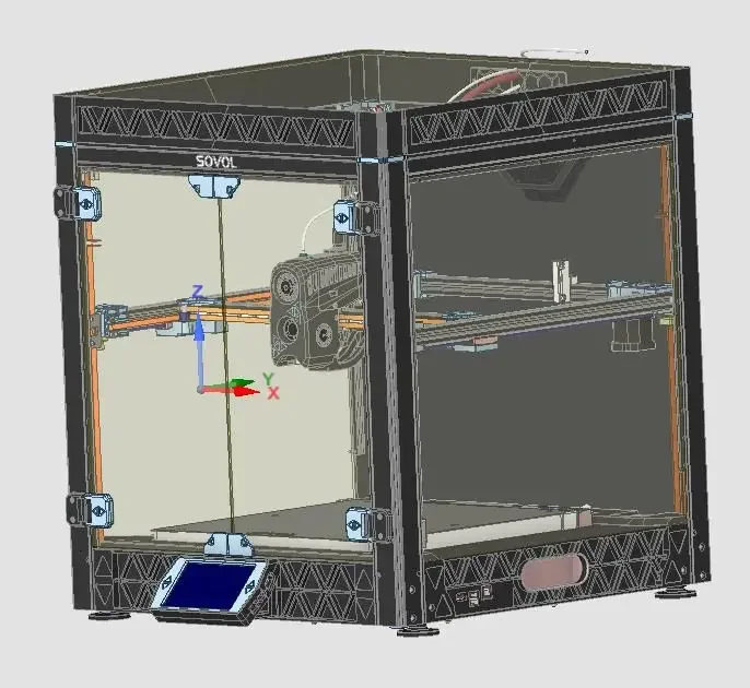 Sovol SV08 Full  PC Enclosure  – 3D Printing Housing recenzja i cena