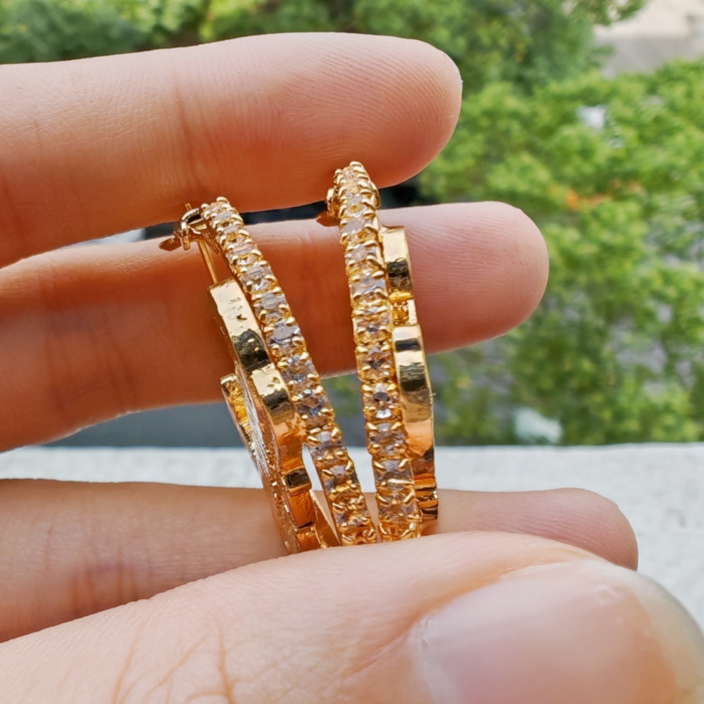 LeeChee Mini White Zircon Cust – 3D Printing Earrings recenzja i cena