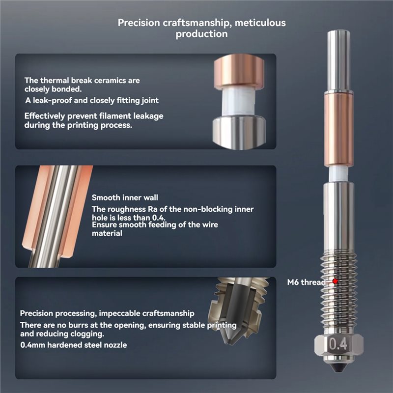 A13E-For QIDI Plus 4 Quick Rem – Nozzle 0.4Mm Hardened recenzja i cena