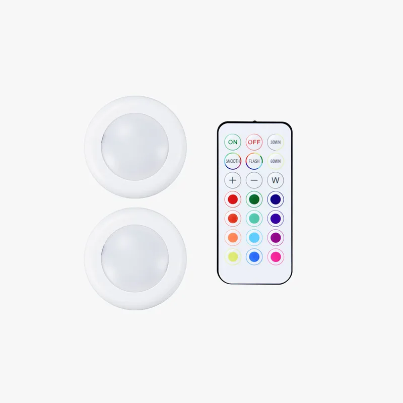 RGB LED puck lights with remot – 3D Printing And Additive Manufacturing recenzja i cena