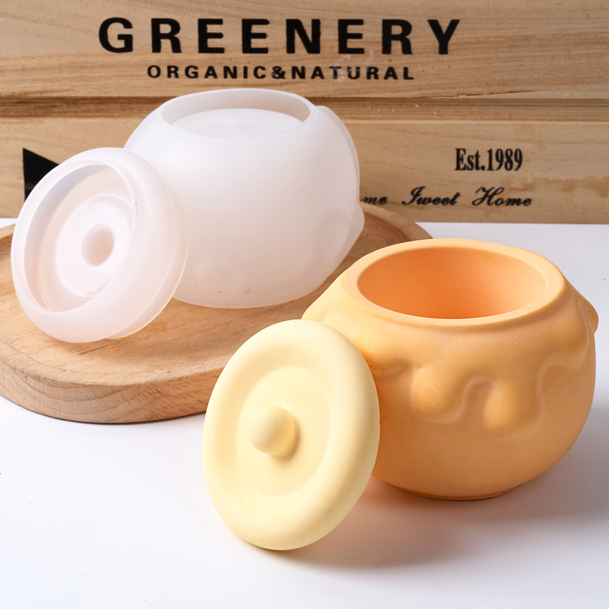 3D Honey Candle Jar Silicone M – 3D Printing Vase recenzja i cena